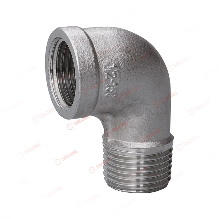 Internal and external thread 90 ° variable head