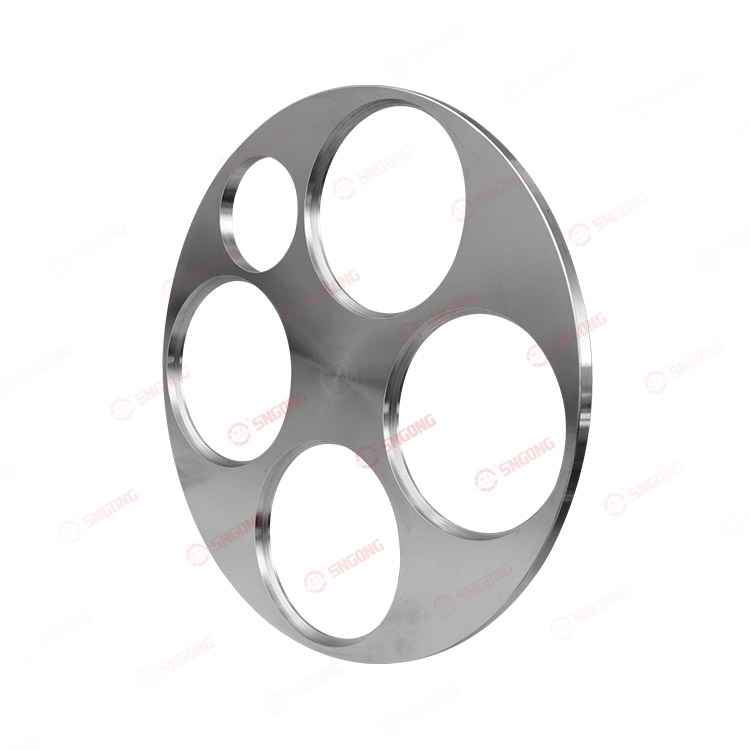 Porous plate flange