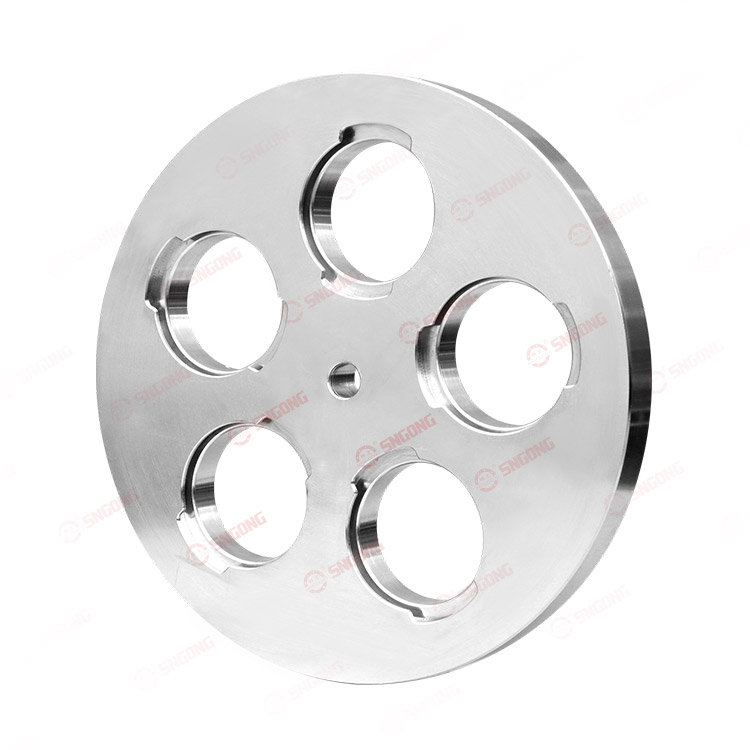 Porous plate flange