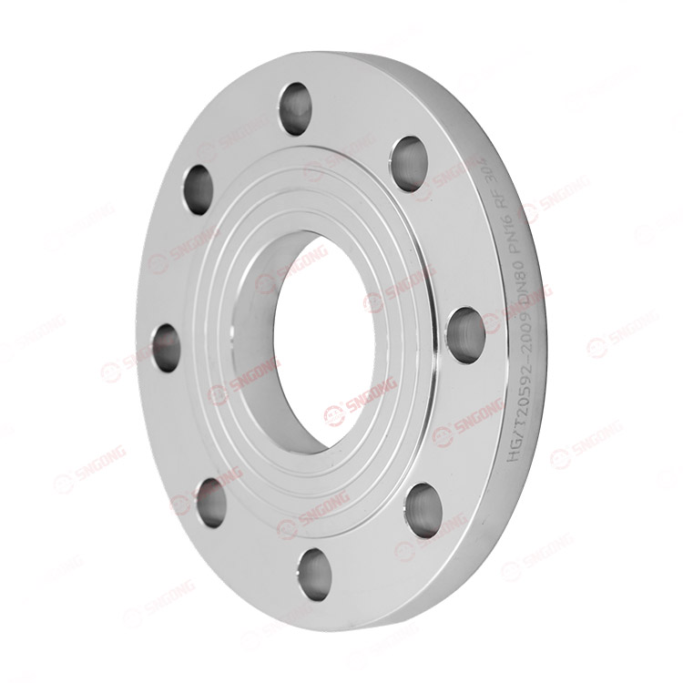 Flat welding flange