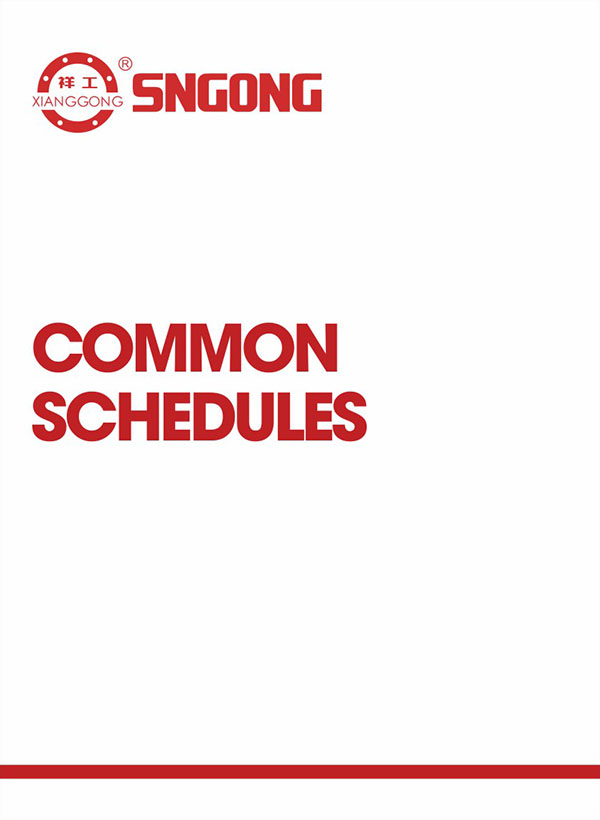 Common schedule