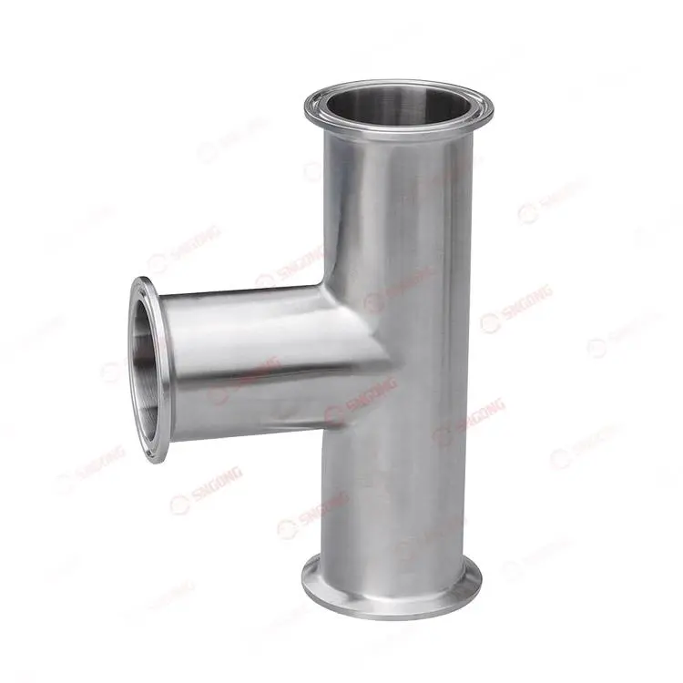 Quick-install T-shaped three-way connector