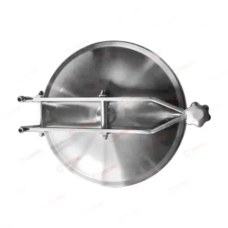 Circular atmospheric pressure manhole