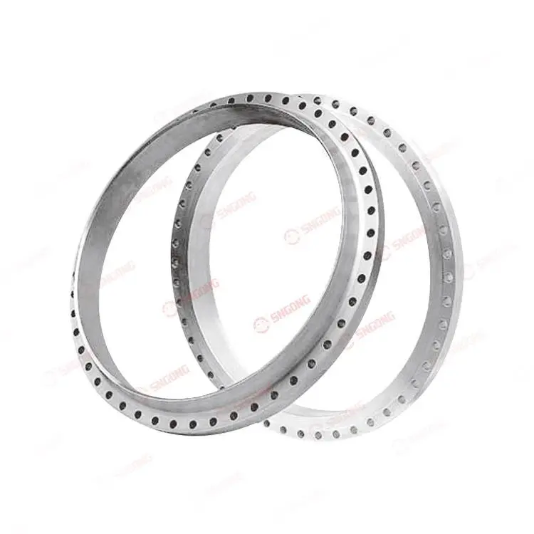 Large-diameter flange