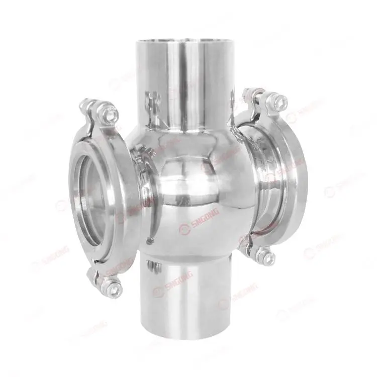 Welded clamp-type pipeline sight glass