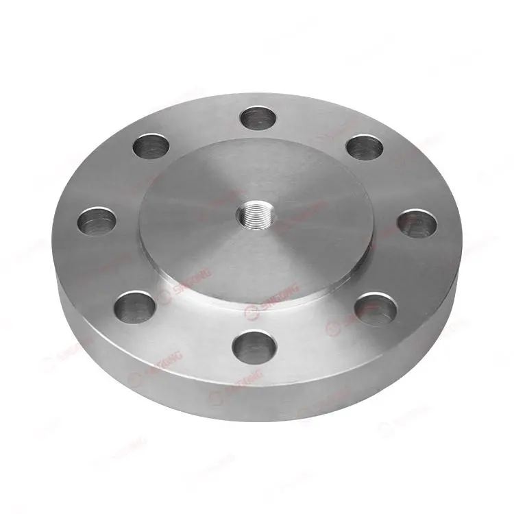 High-pressure threaded flange cover