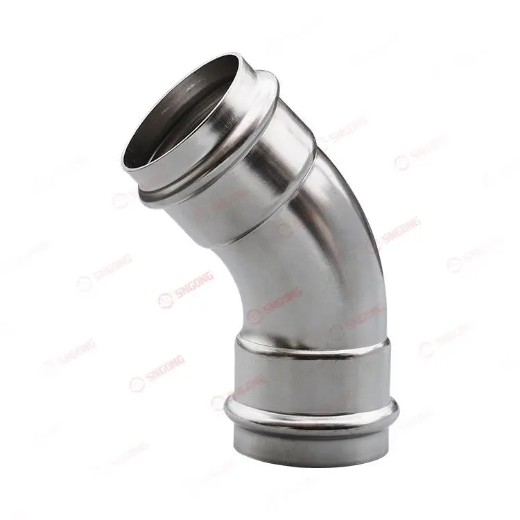 Compression 45° elbow