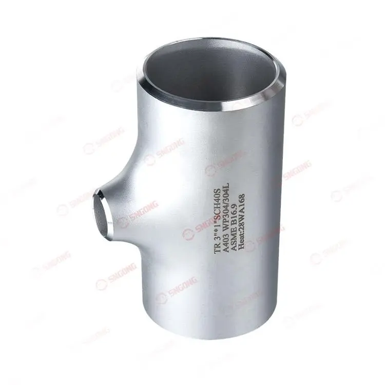 Reducer three-way fitting